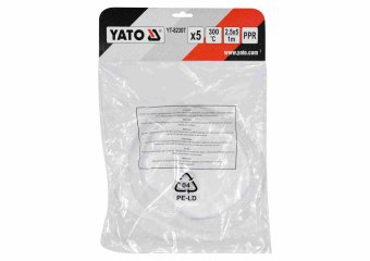 YATO Стержні поліпропіленові для зварювання/пайки пластику YATO: 2.5x 5мм, L=1 м, при t= 300°C, 5 шт