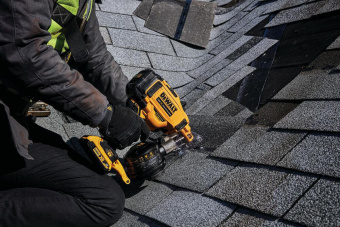 Пістолет цвяхозабивний барабанний акумуляторний DeWALT, 18В XR Li-Ion 2 Аг, безщітковий, діаметр/дов