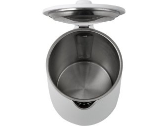 Електрочайник з термостатом з нержавіючої сталі LUND 1,5 л білий, 2200 Вт, живлення від мережі 230 В