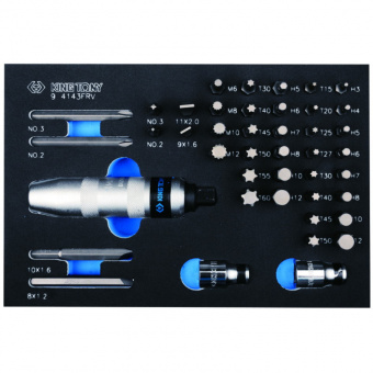 KING TONY Набор инструментов для тележки 259 пр. в мягких ложементах (без тележки) (EVA ложемент) | 