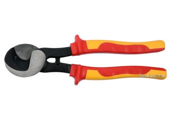 YATO Ножиці для кабелю YATO : Ø=8 мм, l=250 мм з діелек. ізольов. ручками 1000В  | YT-21141