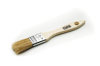 Кисть флейцевая натуральная щетина эконом 1'' СИЛА