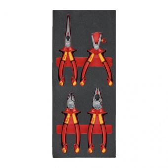 MILWAUKEE Набор шарнирно-губцевого инструмента VDE 4 предмета | 4932493250