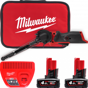 MILWAUKEE Ленточная шлифовальная машина 13мм M12 FBFL13-402В | 4933480961