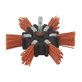 Wolfcraft Нейлоновая веерообразная щетка Ø 100 x 20 // 1512000