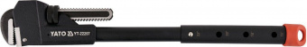 YATO Ключ трубний телескопічний YATO : L= 400-550 мм (16"/18"/20"/22"), макс. Ø80 мм, CrMo 55-60 HRC