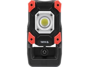 Прожектор діодний, переносний з затискач YATO 20Вт, 2000 Lm 3 режими, живл.- акумул. 3,7 В, 4,4 АГод