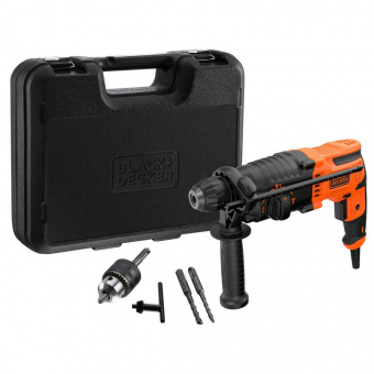 Перфоратор мережевий BLACK+DECKER, SDS-Plus, 650 Вт, 1.6 Дж, 0-5180 уд/хв