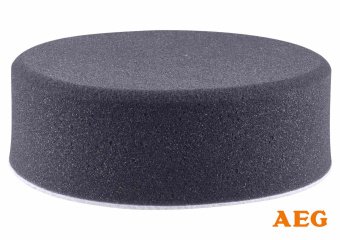Губка полірувальна м'яка, з липучкою "Велкро" AEG : Ø150 x 50 мм