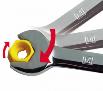 STANLEY 4-89-997 Набор ключей комбинированных с акселератором 8 ед. (8,10,11,12,13,14,15,16мм)