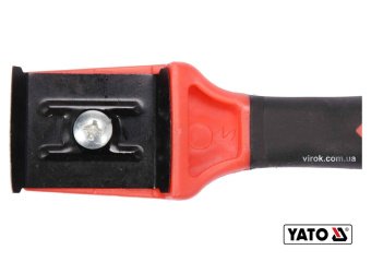 YATO Цикля-скребок з поліпропіленовим корпусом і гумовою ручкою YATO: лезо- 40 мм, l= 220 мм  | YT-7