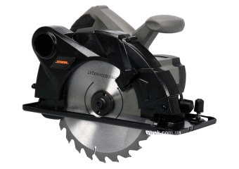 STHOR Пила дискова мережева : P= 1400 Вт, Ø= 185/20 мм, глибина різу- 65 мм, 4800 об/хв  | 79257