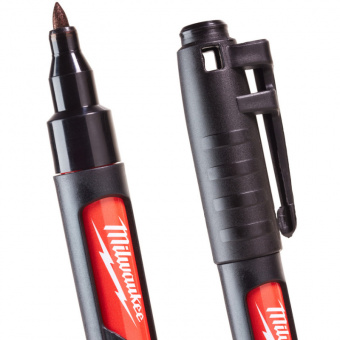 MILWAUKEE Маркер для будмайданчика InkZAll , тонкий, чорний,з стілусом | 48223101