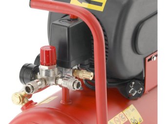 Компресор мережевий YATO 230 В, 1,5 кВт, тиск ≤ 8 Bar,  под. повітря- 200 л/хв, ресивер- 24 л [1]