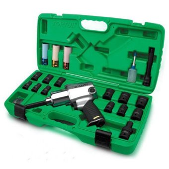 Пневматический гайковерт с головками TOPTUL 1/2" 27ед.  GDAI2704