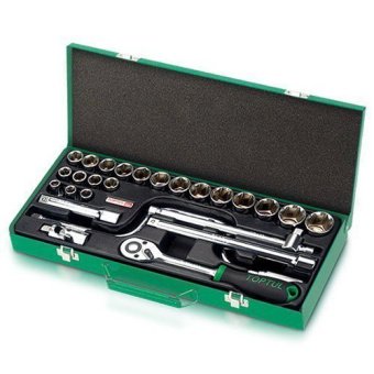 Набор инструмента TOPTUL 1/2" 26ед. (12-гр.) GCAD2602