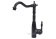 FALA Змішувач води для кухонної раковини "RETRO BLACK 1" з кульовим регулятором  | 75834