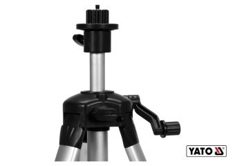 YATO Штатив тринога YATO телескопічний. кріплення 1/4"-5/8", з штангою. H= 60-150 см. алюмінієвий (D