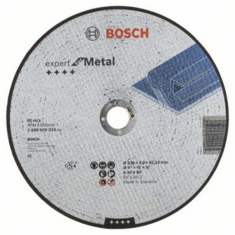 Bosch Круг відрізний 230х3,0х22 мм А24 (профіль 41) Expert, метал