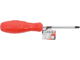 Викрутка з хрестоподібним шліцом YATO: PH2, робоча l= 100 мм [12/180]