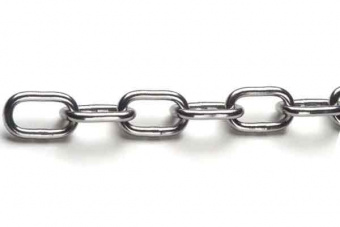 Цепь короткозвенная  3,0mm оцинкованная, хозяйственная котушка 150 м
