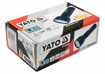 YATO Ліхтар ультрафіолетовий з окулярами, для виявлення протікання рідини, перевірки банкнот YATO  |