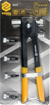 VOREL Заклепочник для нітогайок М3-М6, l=265 мм  | 70270
