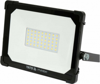 YATO Прожектор з SMD-діодним випромінювачем YATO: 30Вт, 230 В, 2850 Лм, 45 діодів, 181x 169.5x 32 мм