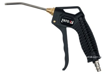 YATO Пістолет пневматичний продувальний YATO з соплом l=110 мм, Ø=1/4", для тиску- 0.8 MPa  | YT-237