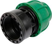 FLO Муфта до водяних пластикових труб з внутр. різьбою 32 мм- 5/4" поліпропіленова, для тиску 1 MPa 