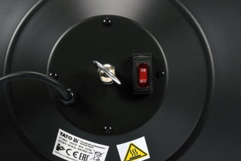 YATO Обігрівач інфрачервоний, підвісн під стелю YATO, ел.-мереж- 230В, 1500Вт, діапаз-12-18м² з пуль