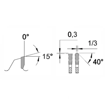 Диск пильный универсальный 160х2.8х2.2х20 мм, Z=42, форма зуба TF (TCG), поперечный рез PROFITOOL