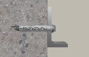 FISCHER SXRL 14 x 80 FUS Дюбель фасадний з шестигранним шурупом та пресшайбою | 530946