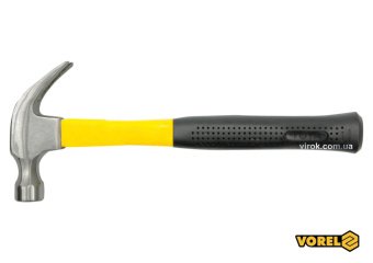 VOREL Молоток слюсарний TUV/GS з склопластиковою ручкою, m= 600 г  | 32627