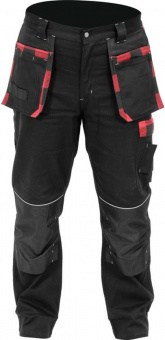 YATO Штани робочі YATO REBAR, розмір L/XL; 14 кишень, 97%- бавовна, 3%-еластан  | YT-79363