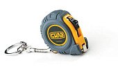 Рулетка брелок 1м (6мм) СИЛА