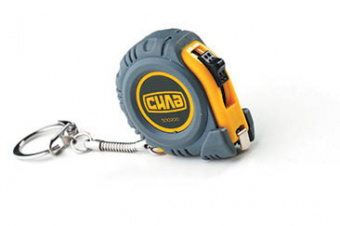 Рулетка брелок 1м (6мм) СИЛА