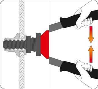 YATO Заклепочник YATO для нітогайок М3; М4; М5; М6; l=200 мм  | YT-36140