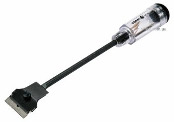 VOREL Скребок для скла і ущільнювачів скла. l= 285 мм. леза 40 мм (3 шт.)  | 06790