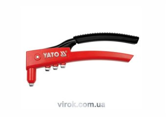 YATO Заклепочник ручний YATO для нітів Ø= 2,4; 3,2; 4,0; 4,8 мм, l= 280 мм  | YT-3600