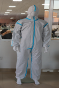 YATO Костюм захисний одноразовий з нетканого матеріалу SFS FABRIC з заліпками на швах | ZP-0150