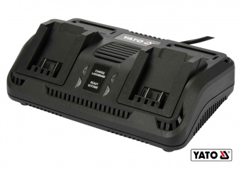 YATO Зарядний пристрій YATO для Li-Ion 18 В з 2 терміналами. від мережі 230 В  | YT-82849