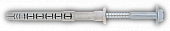 Friulsider Дюбель рамный нейлоновый с шестигранным шурупом и воротничком FM-X5 оцинкованный, 10x160