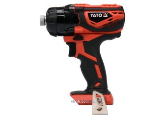 YATO Шуруповерт ударний акумул. YATO 18 В, крутн.мом.- 160 Нм, патрон з квадр. 1/4" (БЕЗ АКУМУЛЯТОРА
