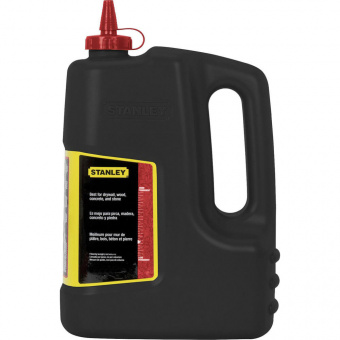 Порошок крейдяниї STANLEY, червоний, для зовнішніх робіт, не змивається, 1000 г. | 1-47-919