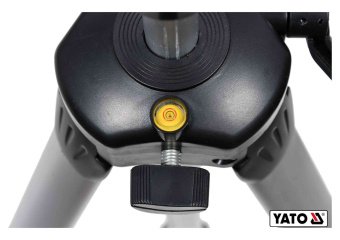 YATO Штатив тринога YATO телескопічний. кріплення 1/4"-5/8", з штангою. H= 60-150 см. алюмінієвий (D
