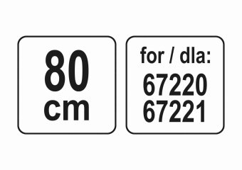 Шланг з соплом для парових швабр 67220 і 67221 LUND : l= 80 см [50]