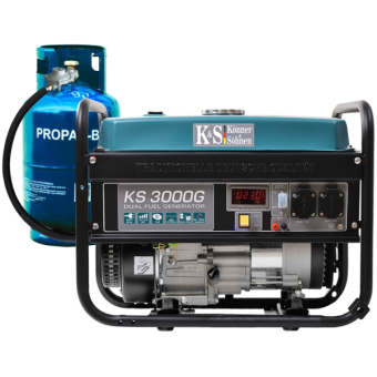 Газобензиновий генератор Konner & Sohnen KS 3000G (2.6 кВт)