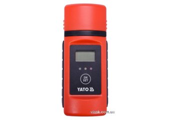 YATO Вологомір електронний для деревини і будматеріалів YATO з макс. глибиною чутлив.- 10 мм  | YT-7