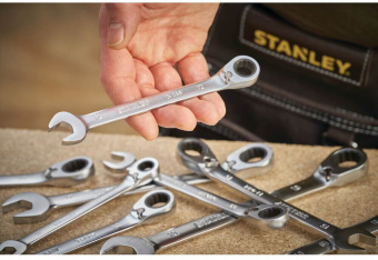 Ключ гайковий  комбінований STANLEY, 13 мм, з заскочним механізмом. | FMMT13086-0